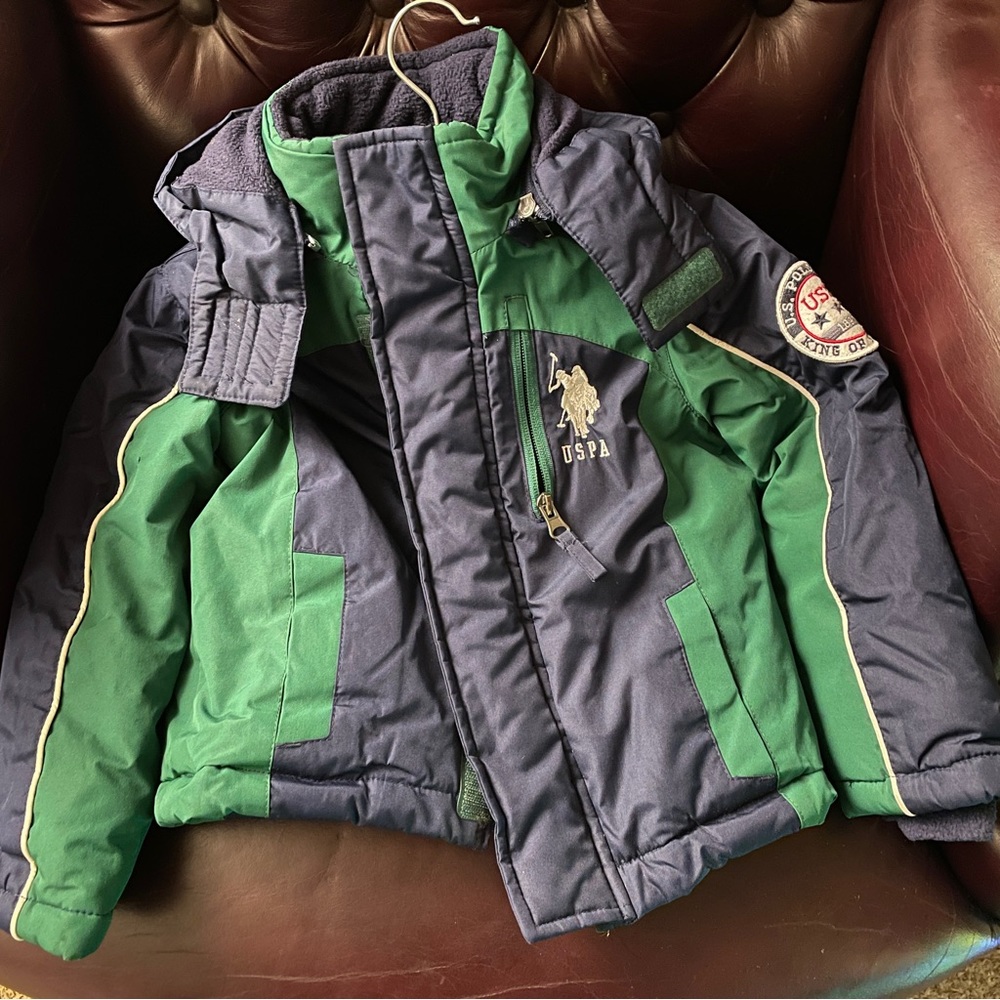 U.S. POLO ASSN. “King of Sports” Jacket – Size 4T | Stylish & Warm